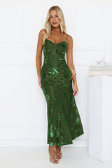 Wildflower Vibe Maxi Dress Green
