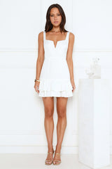 Moonlit Euphoria Mini Dress White